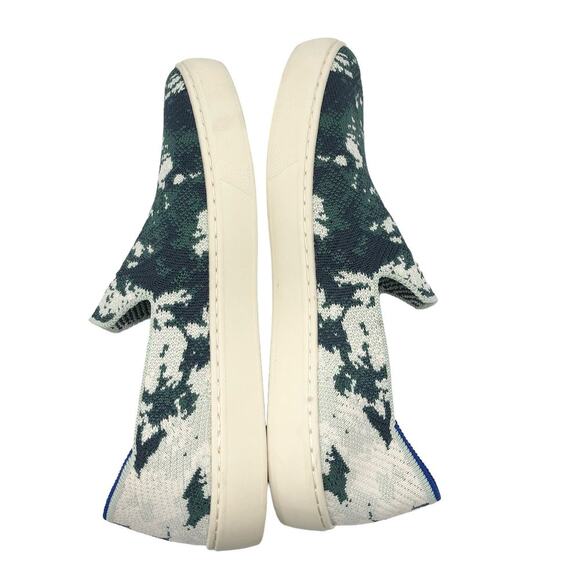 Rothy's The Sneakers in Shibori Sea Green Retired Women’s Size 8.5 - Picture 6 of 10